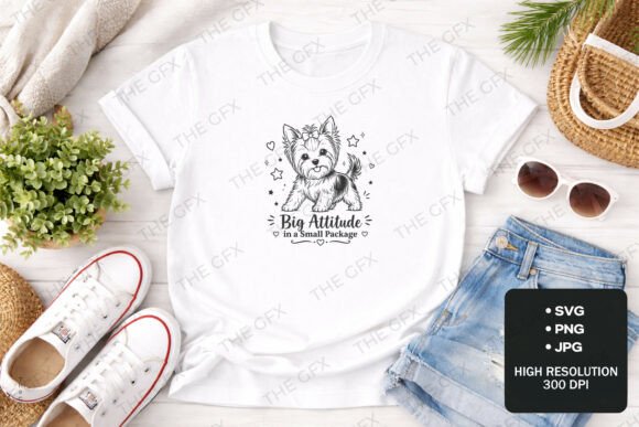 Big Attitude Dog T-Shirt Design: Graphics Review