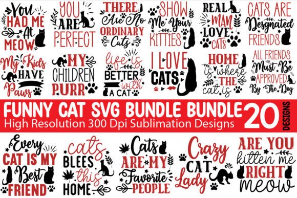 Cat SVG Bundle: A Versatile Graphic for T-Shirt Designs