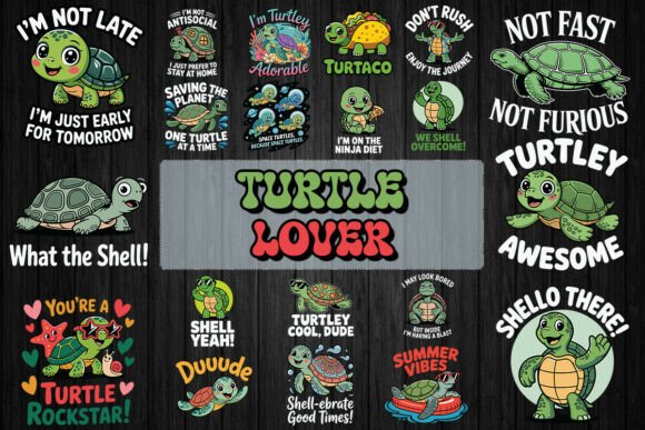 Funny Animal Pun SVG Bundle: Graphics for T-Shirt Designs