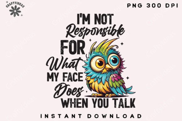 Funny Animals PNG Graphics for T-Shirt Designs