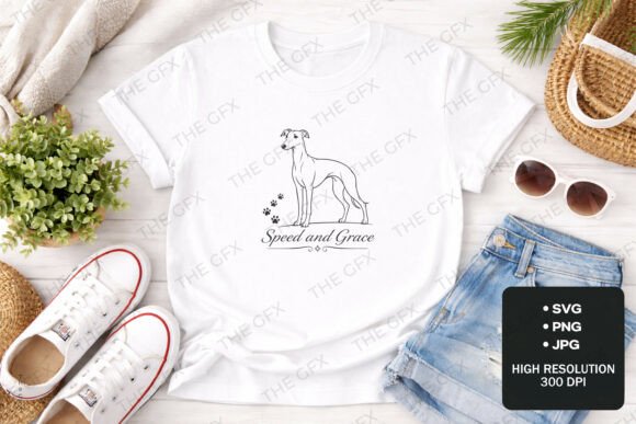 Italian Greyhound Dog SVG T-shirt Design Review