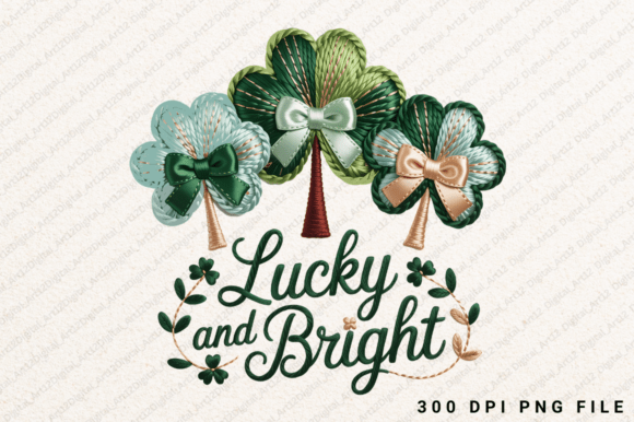 Lucky and Bright Graphics for T-Shirt Designs