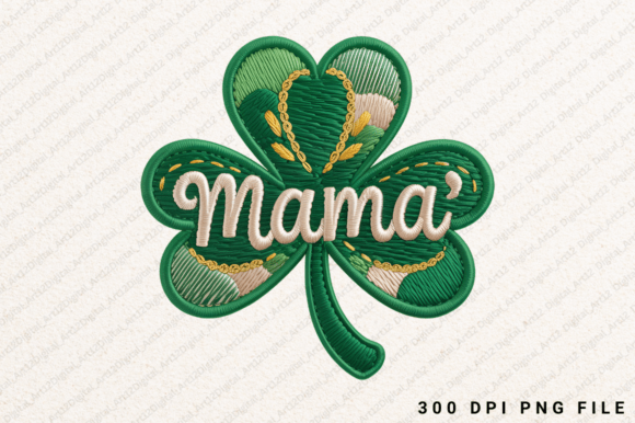 Mama Embroidery PNG: Graphics for T-Shirt Designs