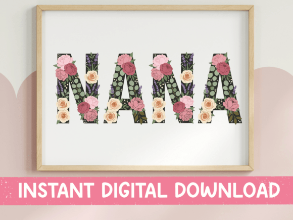 Oma Cross Stitch Floral Letter Design for T-Shirt Graphics