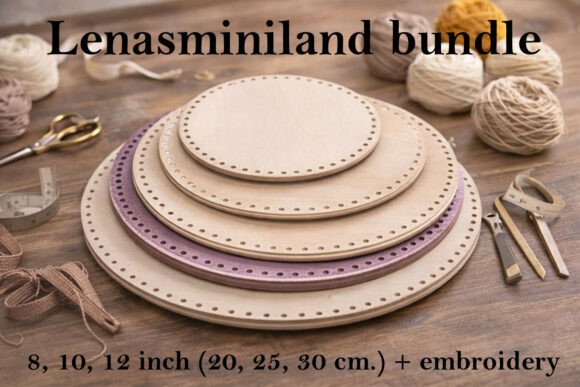 Round Basket Bases Bundle: Laser Cutting & Other Art